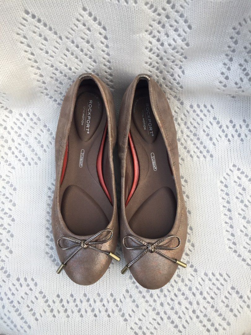 Rockport tied ballet 2025 flat