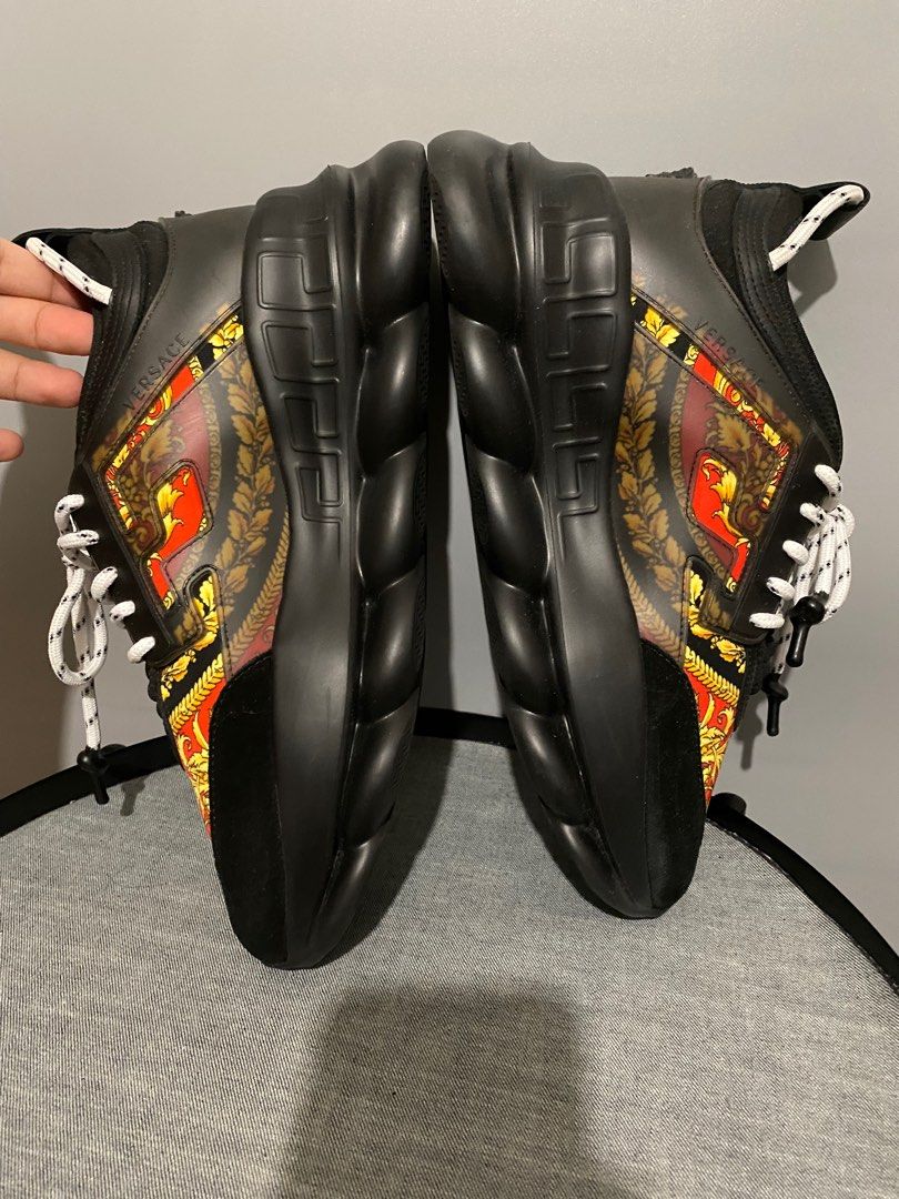 RTP 1 640 VERSACE CHAIN REACTION SNEAKERS Luxury Sneakers