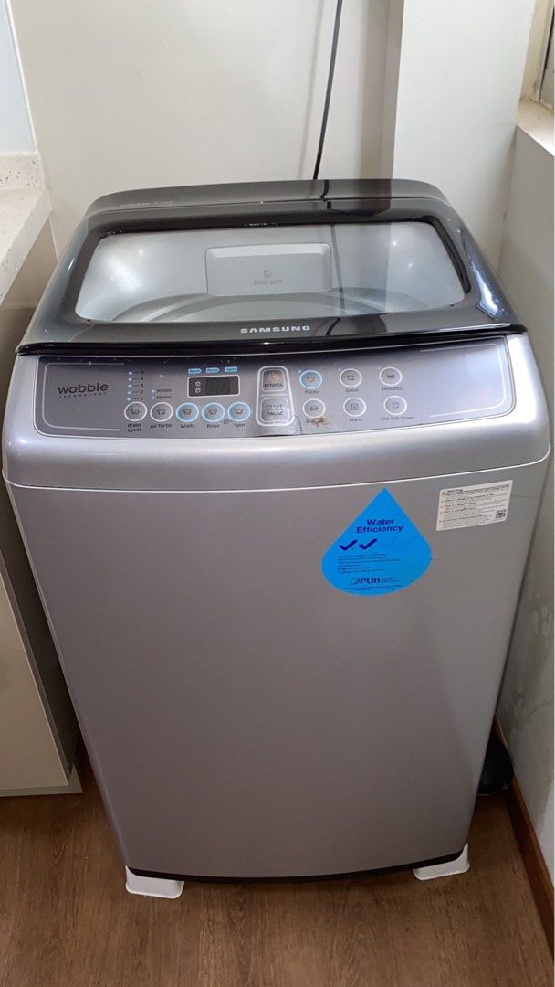 Samsung Washing Machine Top Loader 7.5kg Wobble Technology, TV & Home