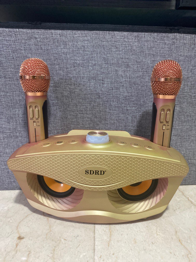 SDRD wireless karaoke set, Audio, Microphones on Carousell