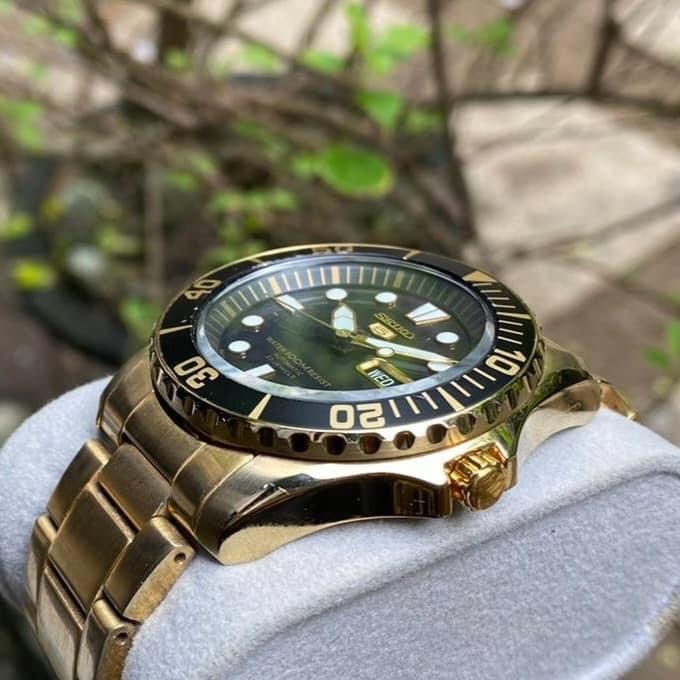 Seiko 5 2025 gold plated price