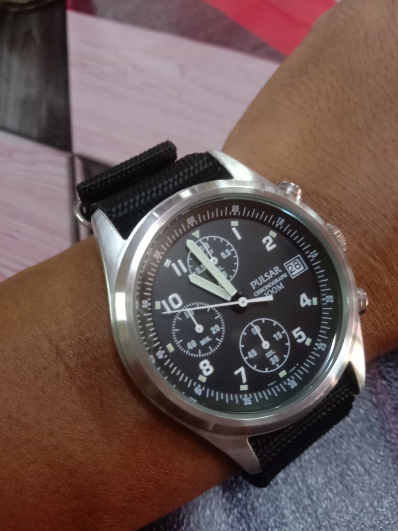 Pulsar top military chrono