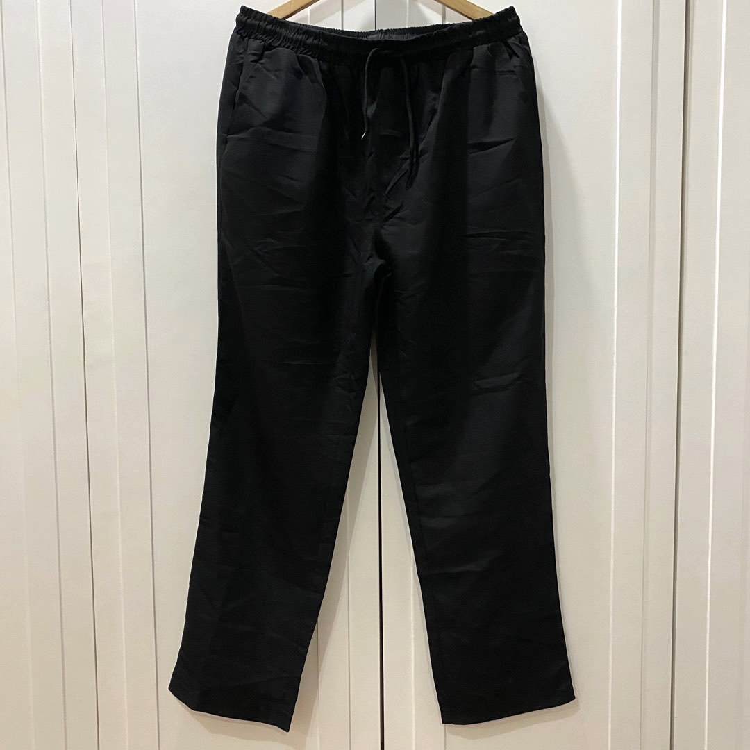 Shein Curve Plus Size Unisex Black Cargo Pants, Women's Fashion ...