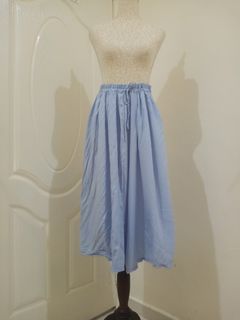 SKY BLUE FLOWY PANTS
