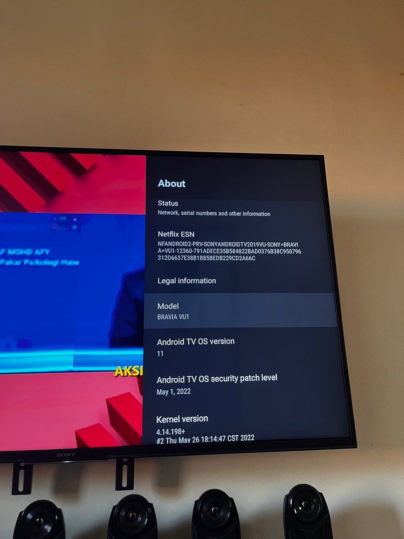 Sony Bravia VU1, Elektronik, TV & Perlengkapan Hiburan di Carousell