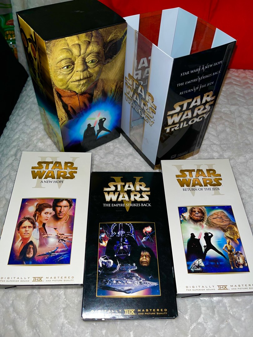 Star Wars Original Trilogy VHS Tapes Box Set Hobbies Toys