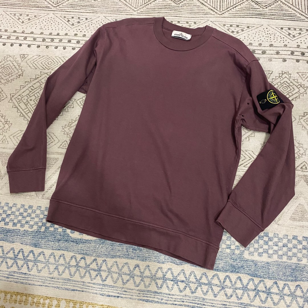Maroon stone island jumper top
