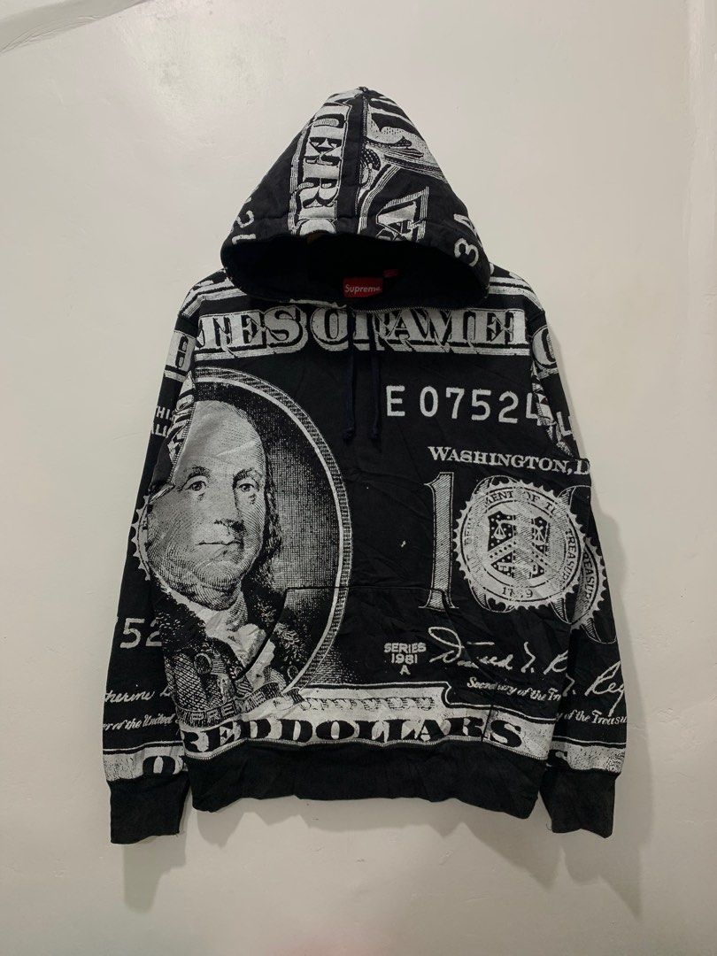 Supreme money hoodie sales