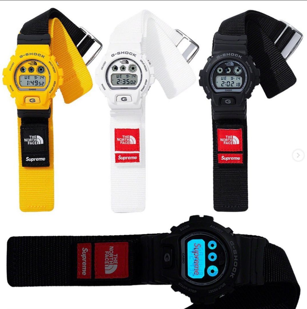 聖誕禮物之選Supreme®/The North Face®/G-SHOCK Watch (3 Colors), 男