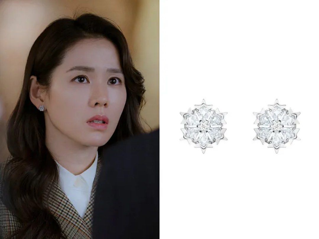 SWAROVSKI Magic Earring Crash Landing on You Women s Fashion