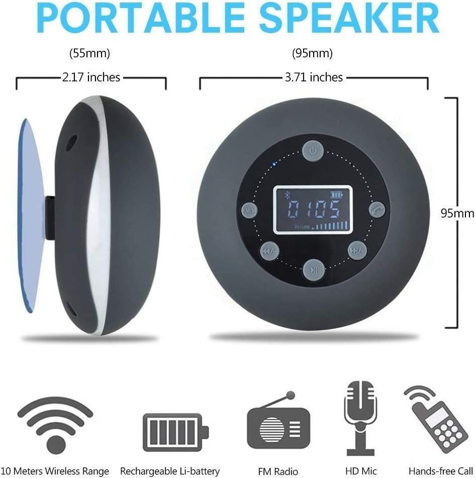 T399 JOYGeeK BS01 Waterproof Portable Bluetooth Speaker with Inbuilt