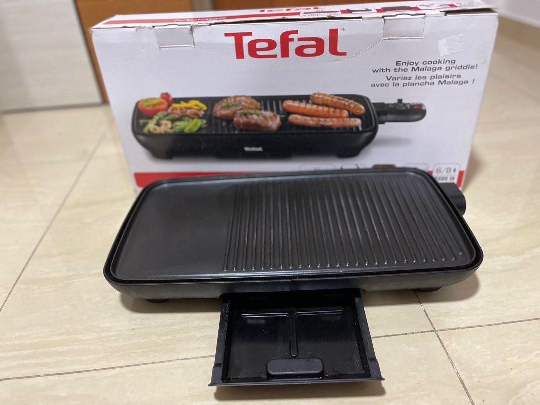 TEFAL MALAGA ELECTRIC GRIDDLE AND GRILL, TV & Home Appliances, Kitchen