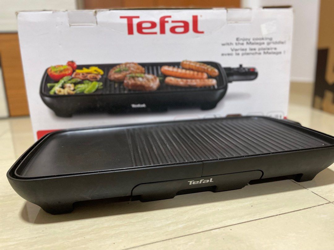 TEFAL MALAGA ELECTRIC GRIDDLE AND GRILL, TV & Home Appliances, Kitchen