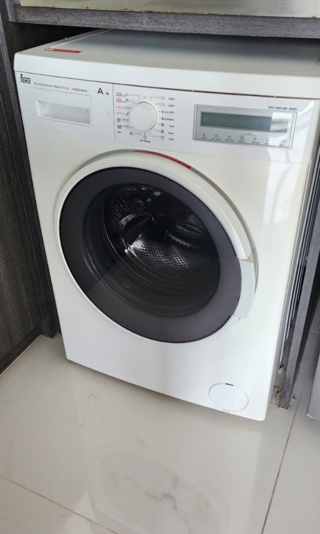 Teka TK3 1490 WD 9/6kg White Front Load 2 in 1 Washing Machine cum