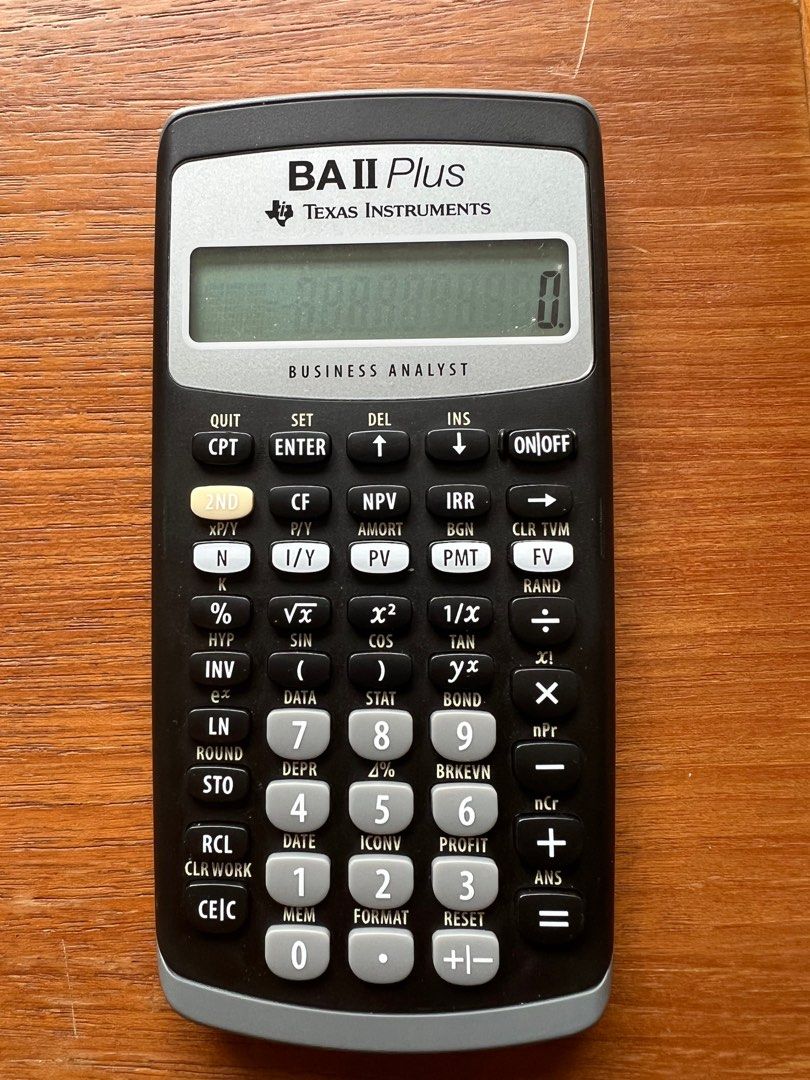 Texas Instruments BA Plus 2 calculator., Mobile Phones & Gadgets, Other ...