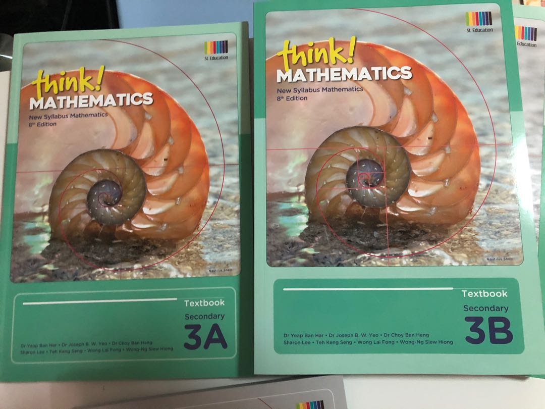 Think! Mathematics Secondary Textbook 3A and 3B (8th Ed), Hobbies ...