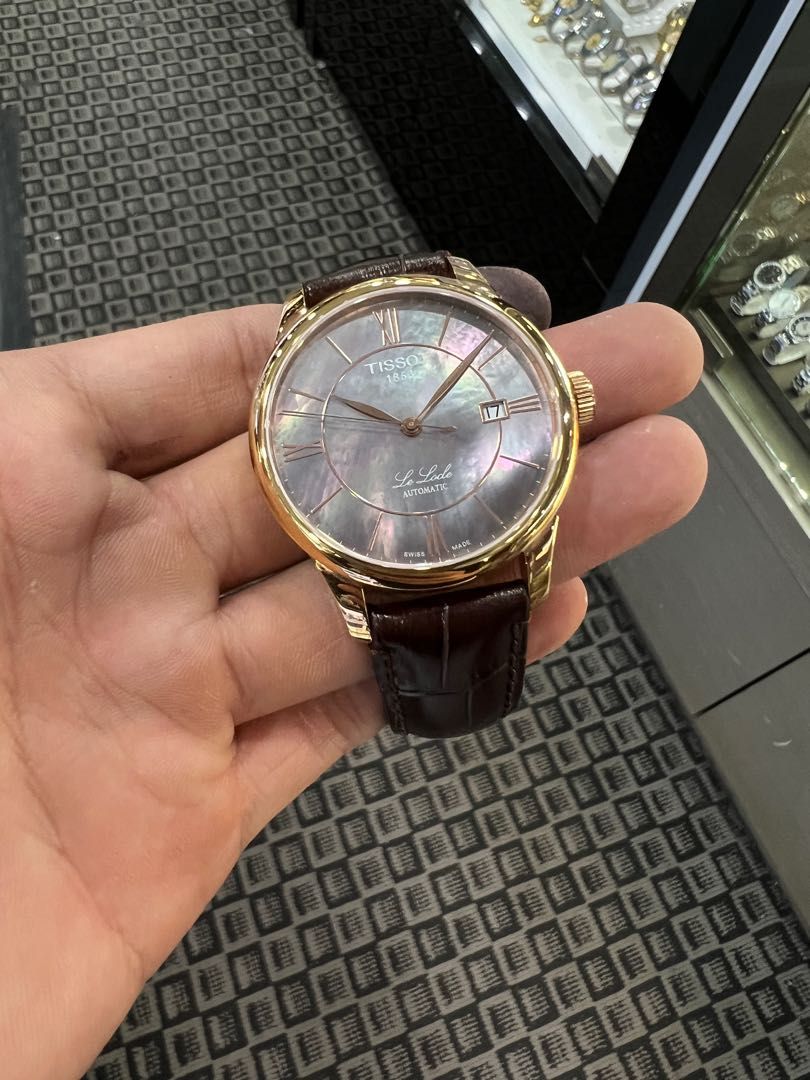Tissot le locle black mother of pearl clearance