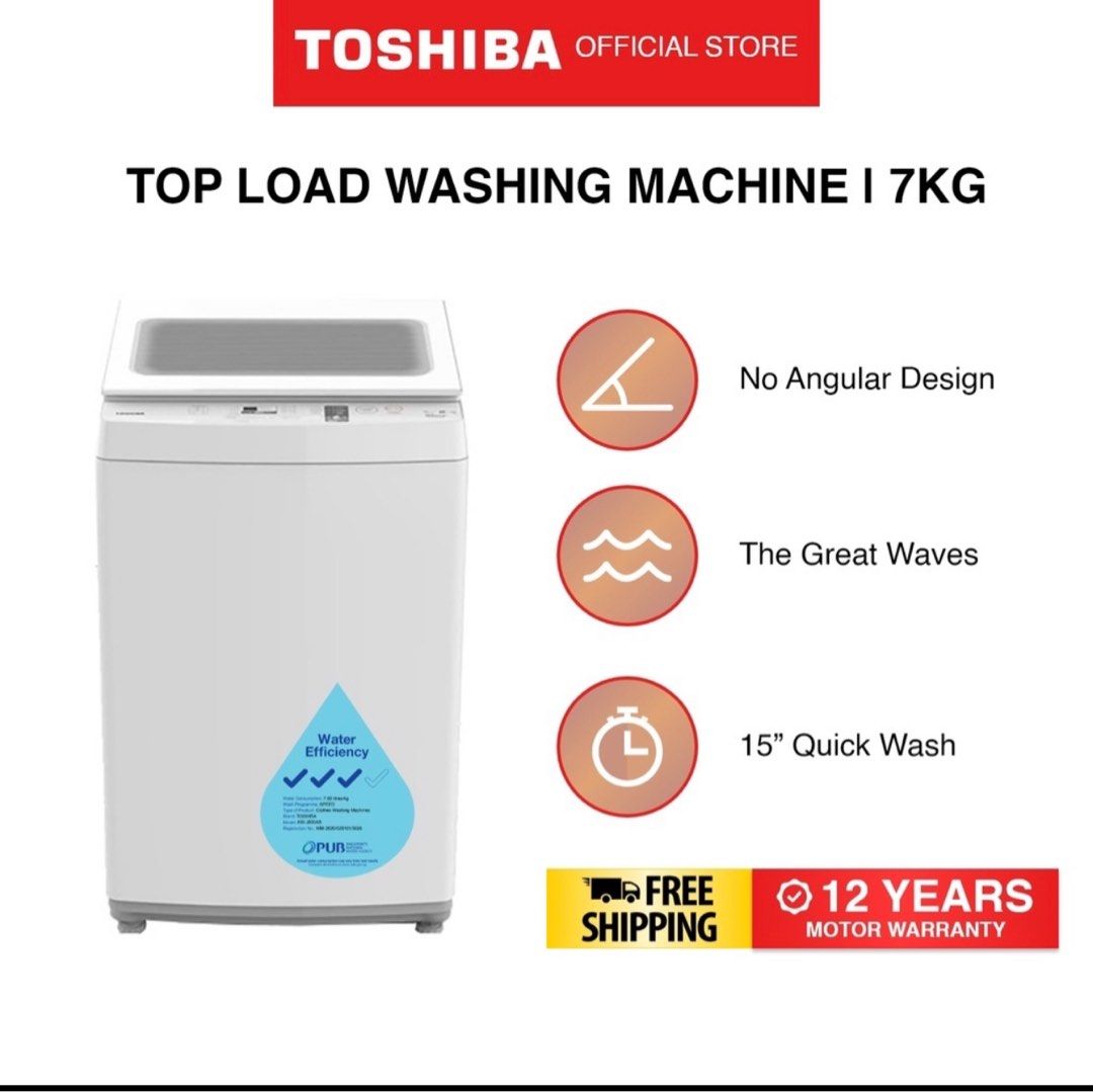 Toshiba Washing Machine. Almost new washing machine, TV & Home