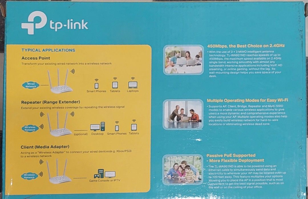 tplink 450Mbps Wireless N Access Point, Computers & Tech, Parts