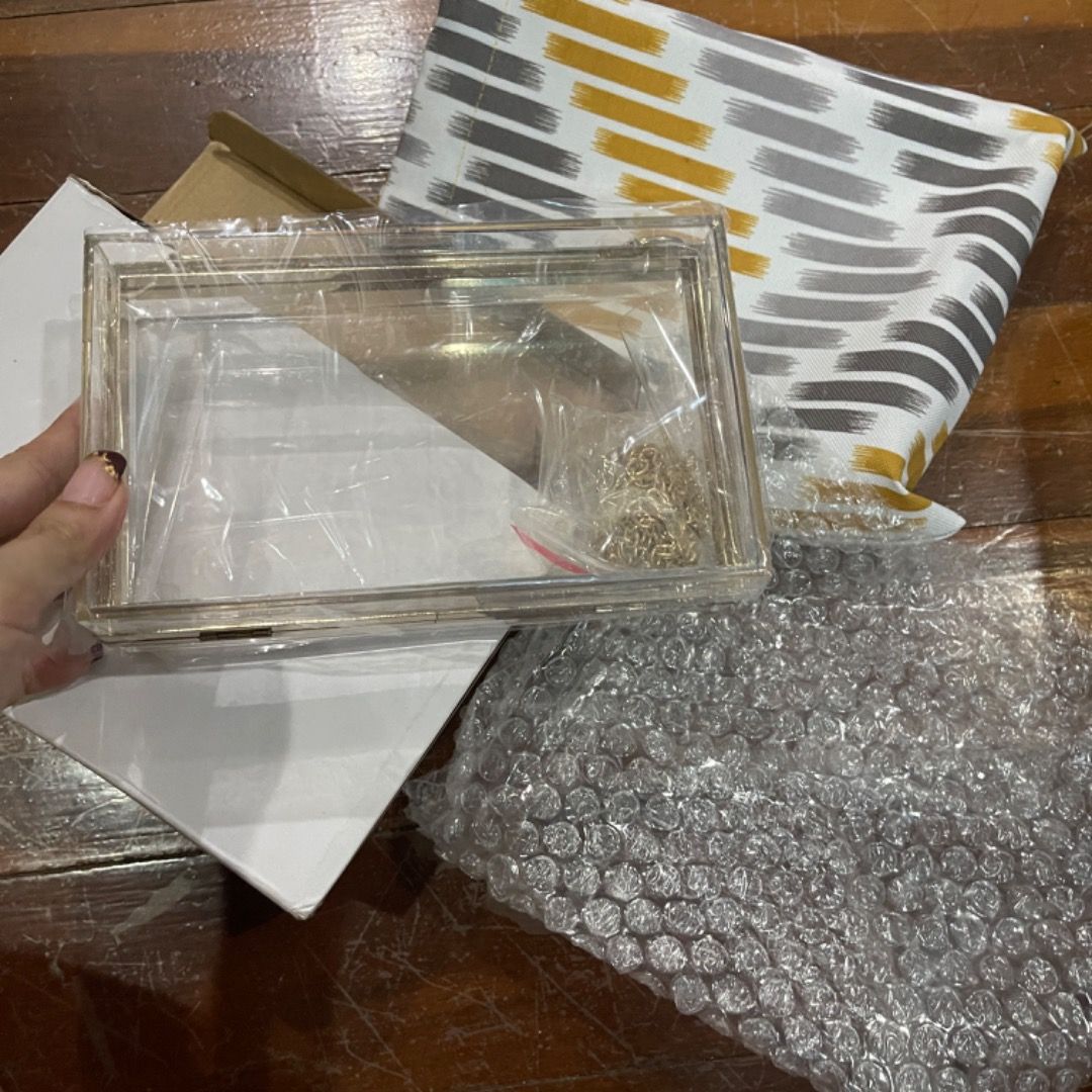 Transparent Acrylic Clutch