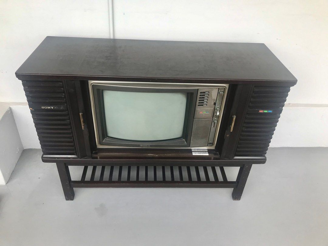 Antique TV with Furniture & Home Living, Furniture, TV