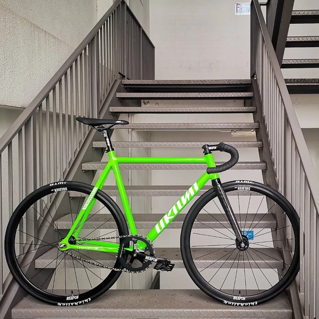 Unknown fixie bike fixed gear bike Single speed bike Combat