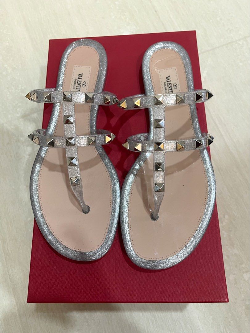 Rockstud jelly sandals deals