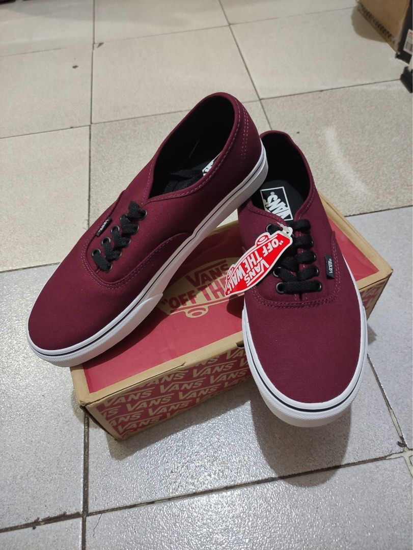 Sepatu Vans Original warna Maroon