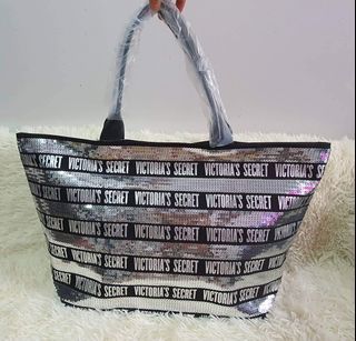 Victorias Secret Limited Edition 2015 Black Friday Sequin Large Tote Bag