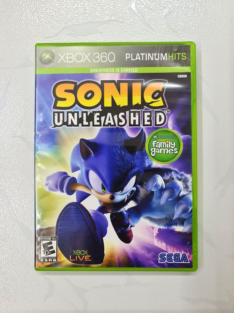  Sonic Unleashed (Platinum Hits) - Xbox 360 : Sega of