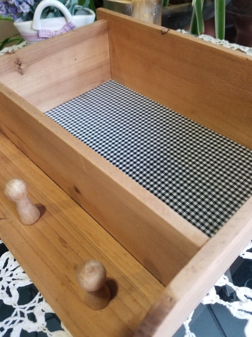 Vintage handmade wall hanging wooden storage Rack, Furniture & Home