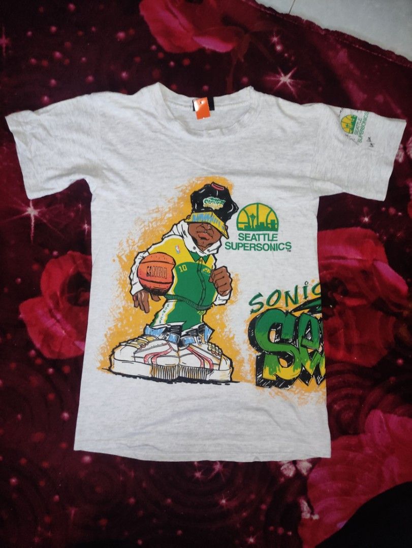 Vintage supersonics hot sale shirt