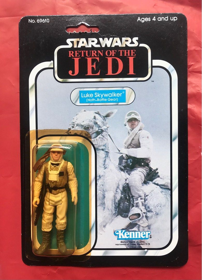 Vintage Star Wars ROTJ Luke Hoth moc, Hobbies & Toys, Toys & Games on