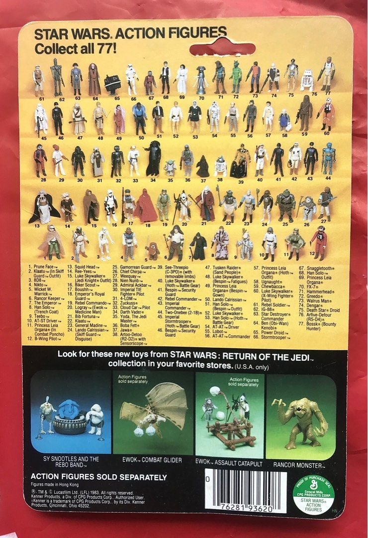 Vintage Star Wars ROTJ Luke Hoth moc, Hobbies & Toys, Toys & Games on