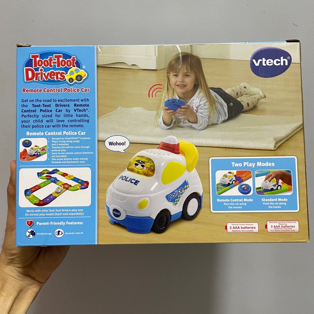 Vtech toot toot remote control police car sale