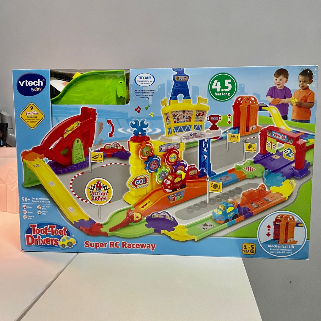 VTECH Super RC Raceway (full set with remote control car) Go! Go! Smart