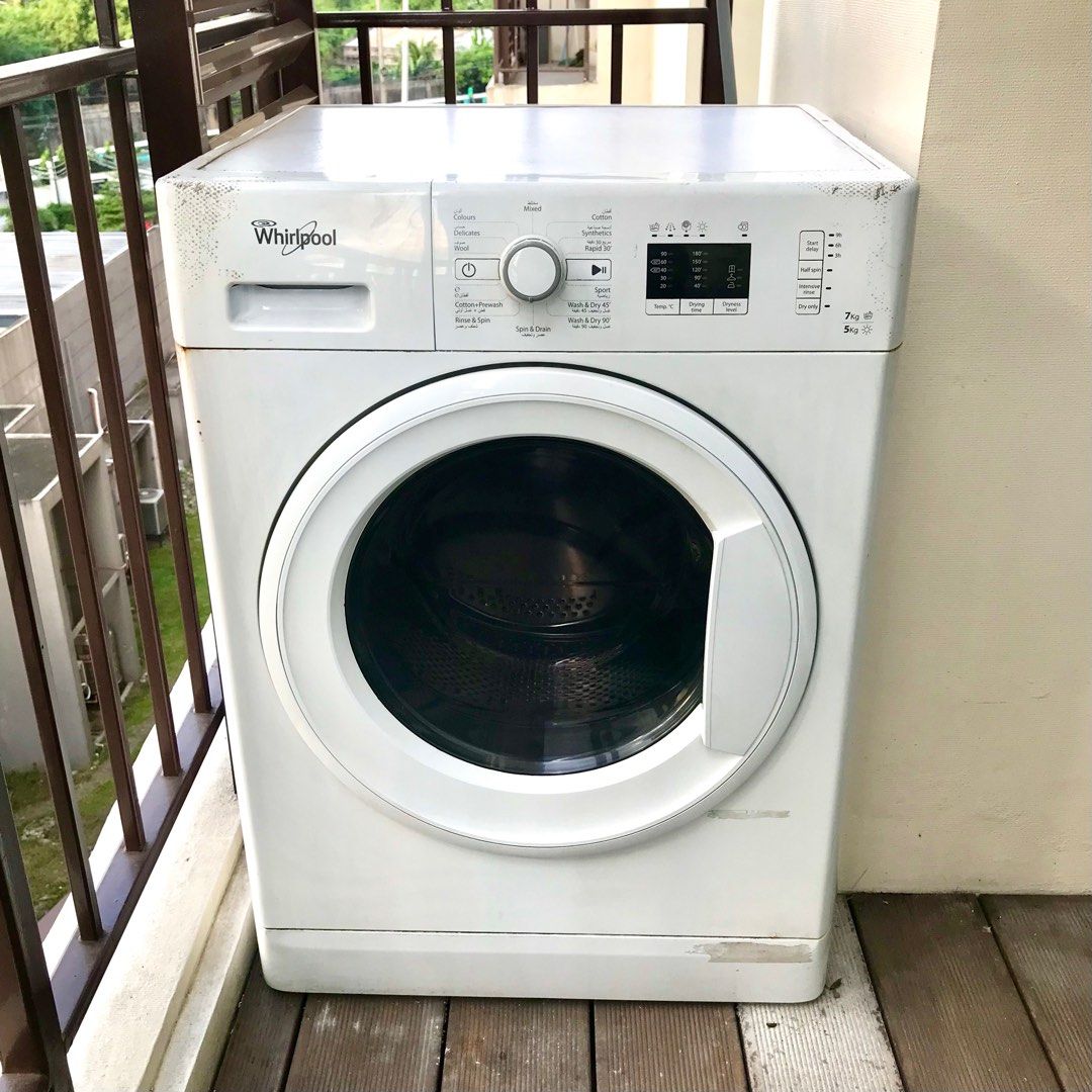 Whirlpool Washing Machine (Washer & Dryer FRONT LOAD), TV & Home