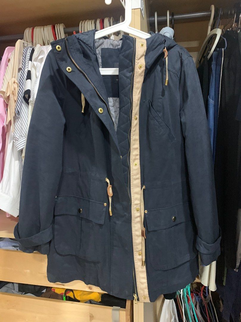 Winter Jacket (Category: Coats, Jackets and Outerwear) located in Singapore. Submitted by meipee (Listing ID 1199301019, Image 1). Description: Navy blue Zara Winter Jacket. Perfect condition. PTP is 50cm. Length of jacket is 78cn. I bought it for $169 previously. .