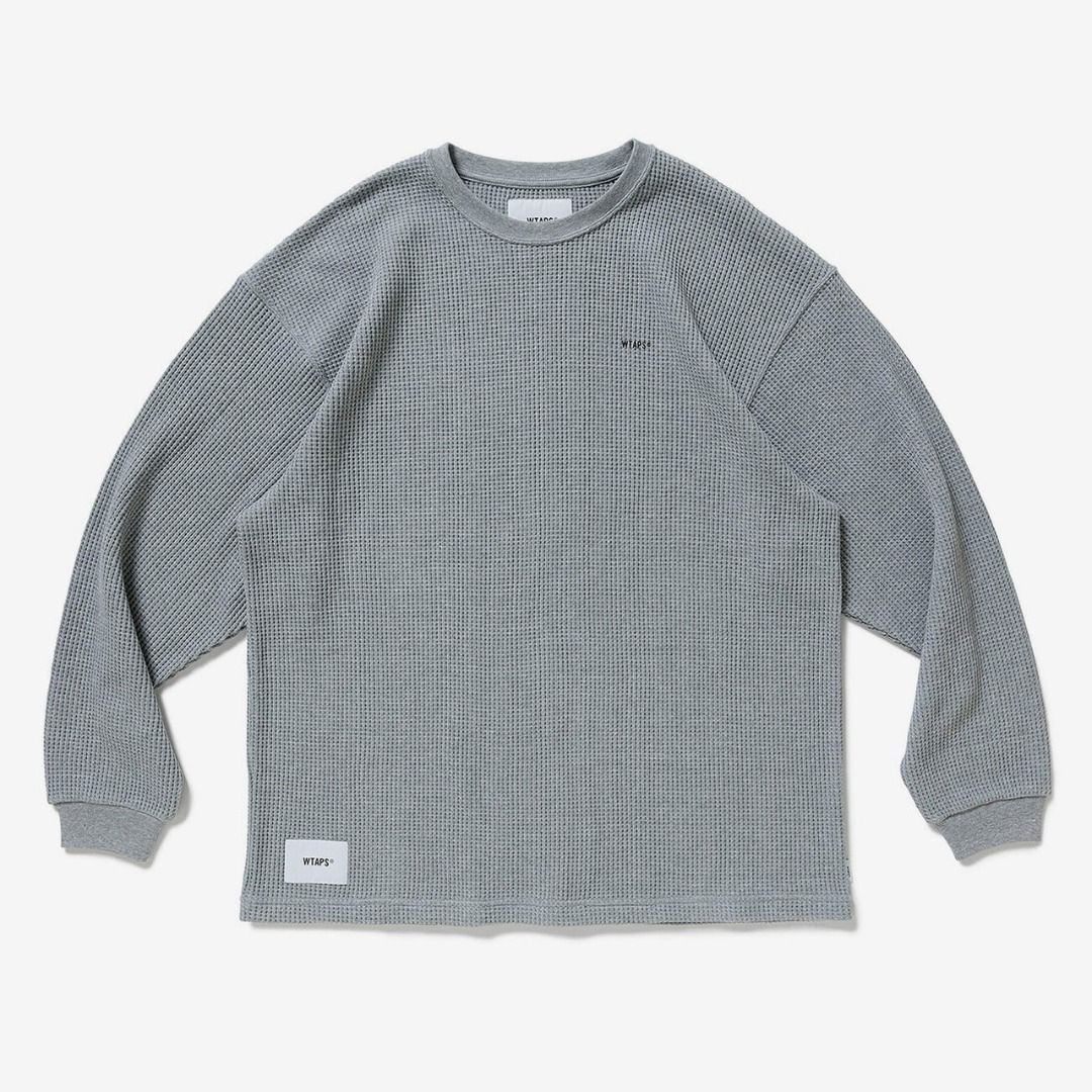 WTAPS 22AW WAFFLE / LS / COTTON. GRAY L - トップス