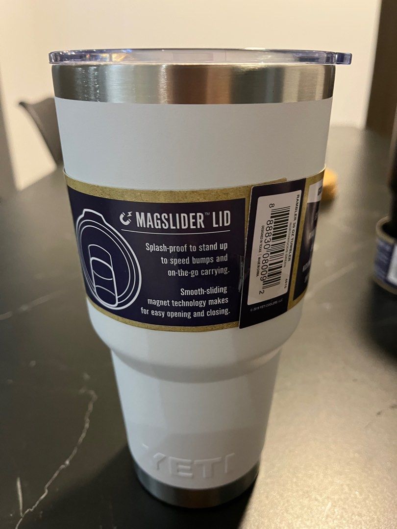 White yeti shop rambler 30 oz