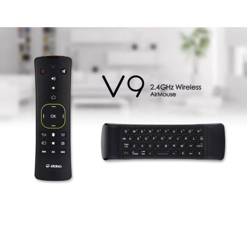 Zidoo v9 bt remote mouse keyboard audio soundbars speakers