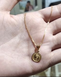 18k Saudi gold 16.1" pawnable real gold