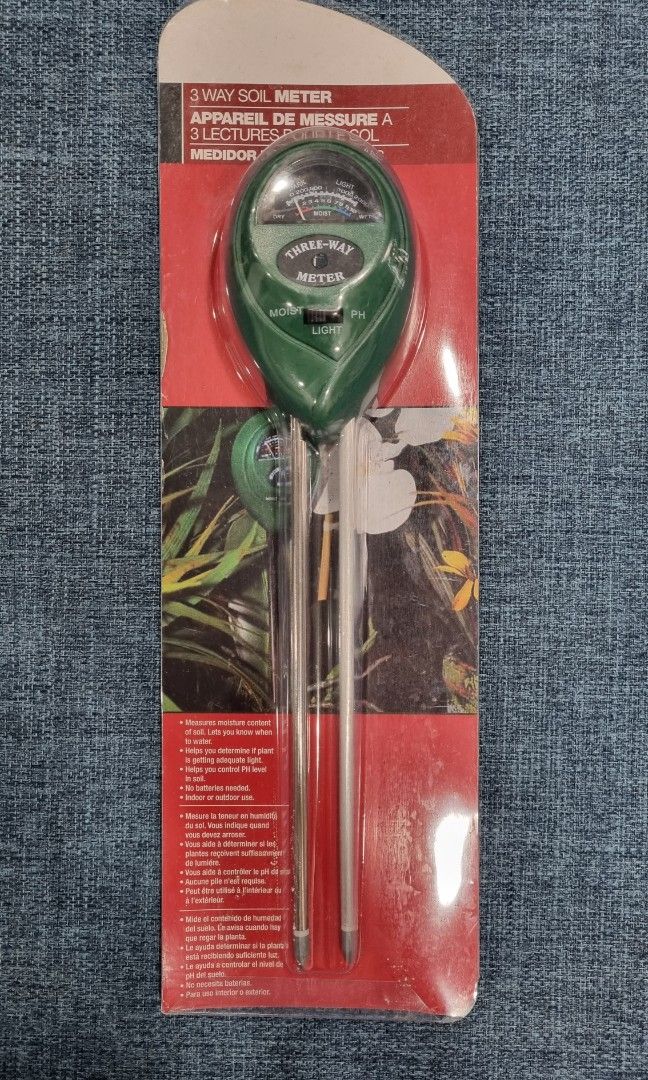 3 way water meter for plants, Furniture & Home Living, Gardening