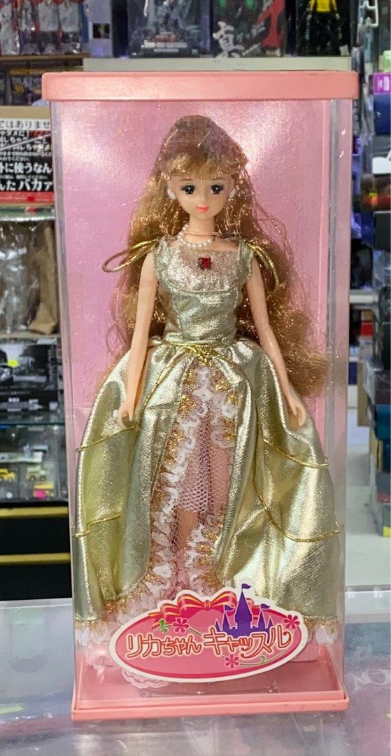 TAKARA JENNY CASTLE ORIGINAL DOLL LICCA CHAN GOLDEN LACE DRESS