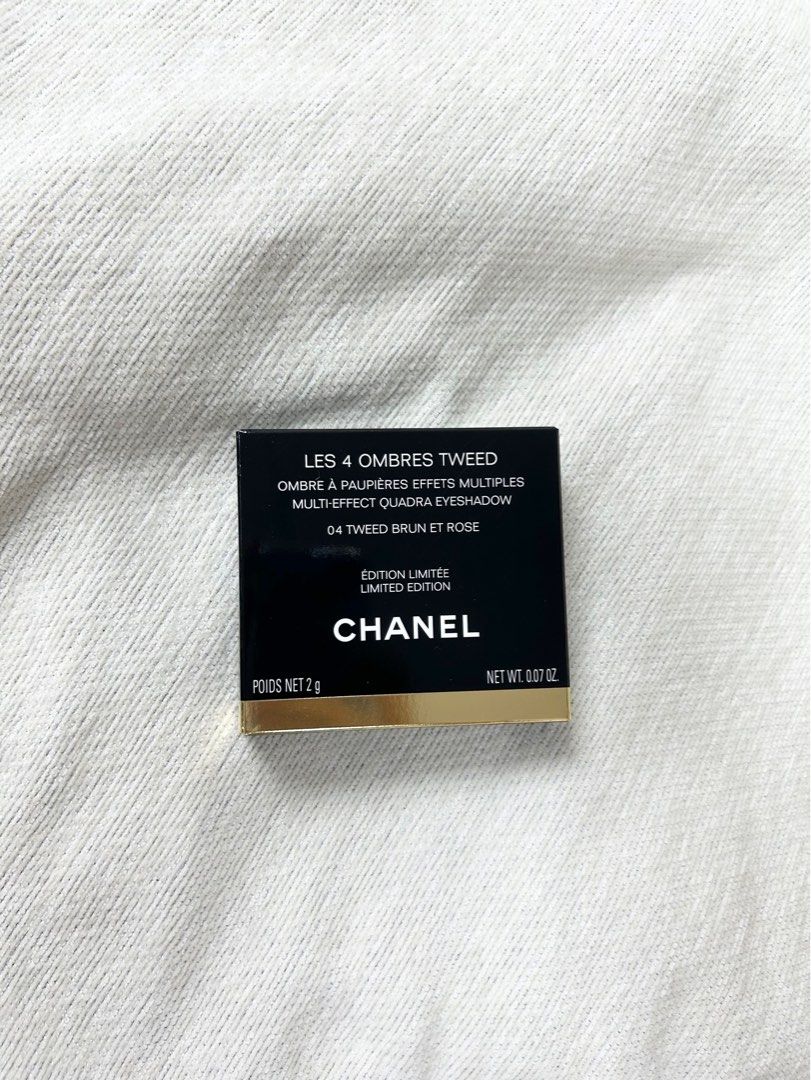 Chanel Les 4 Ombres Tweed 04-Brun Et Rose 2g / 0.07oz Limited