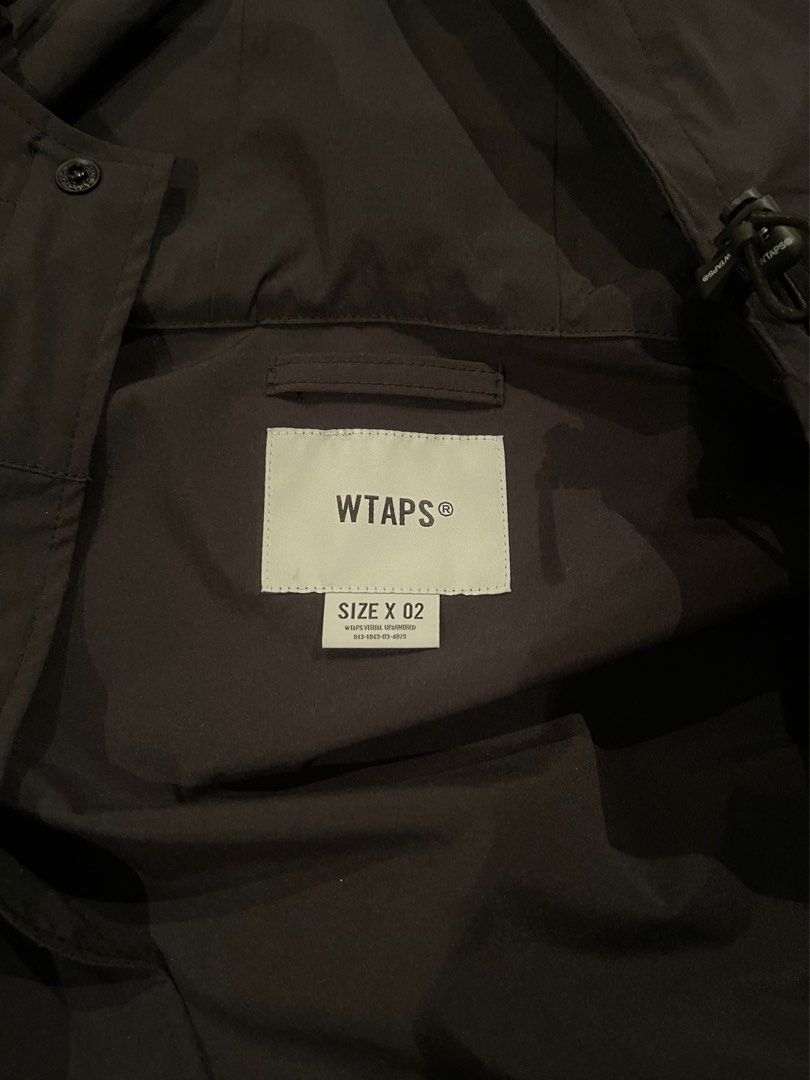 低於原價]今季新款Wtaps PLATEAU Jacket 22AW Size02, 男裝, 外套及