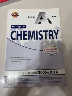 A Level H2 Chemistry TYS 2005-2014
