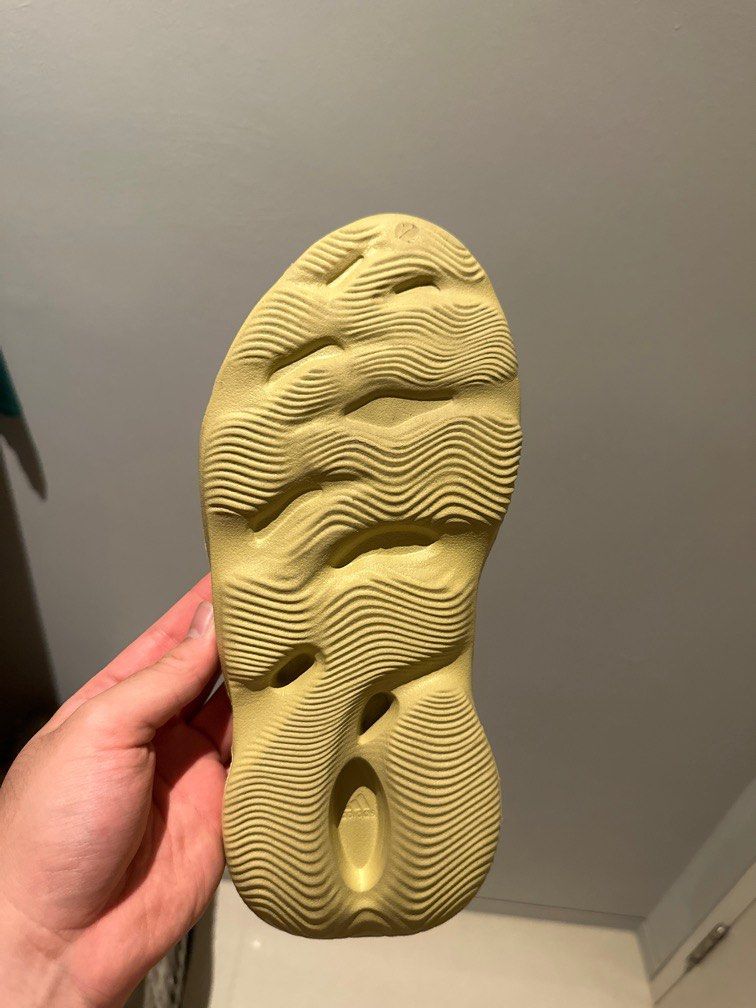 Adidas foam runner sulfur, Men's Fashion, Footwear, Sneakers on Carousell