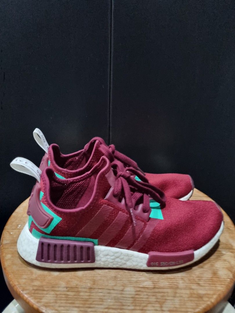 Adidas nmd r1 top collegiate burgundy