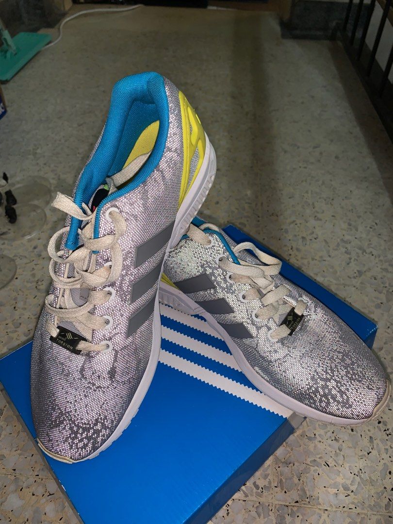 Adidas ZX Flux Snakeskin Reflective UK9 US9.5